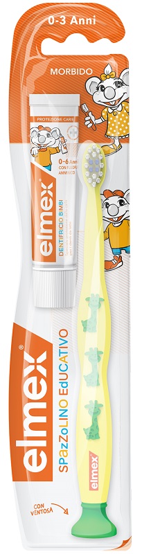 ELMEX SPAZZOLINO BIMBI EDUCATIVO NEW 0-3 ANNI - Farmacia Del Monaco