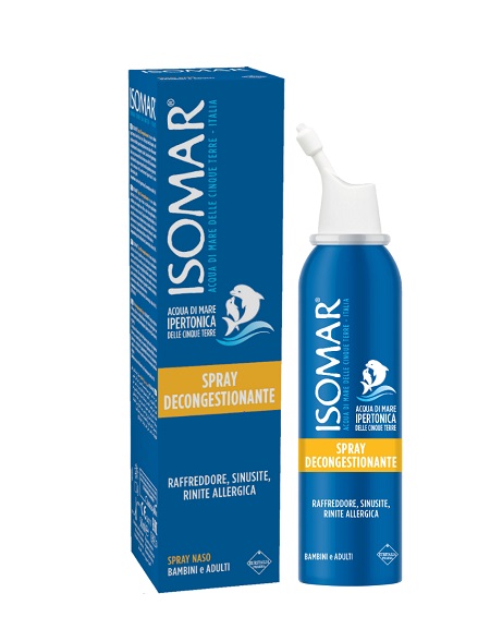 ISOMAR NASO CHIUSO SOLUZIONE ACQUA DI MARE IPERTONICA PER DECONGESTIONE NASO CHIUSO 50 ML - Farmacia Del Monaco