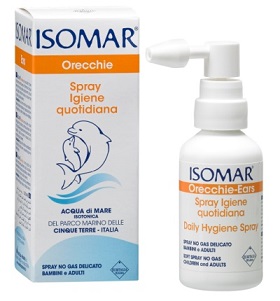 ISOMAR ORECCHIE ACQUA DI MARE SPRAY NO GAS PER IRRIGAZIONE DELL'ORECCHIO 50ML - Farmacia Del Monaco