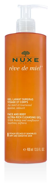NUXE REVE DE MIEL GEL DETERGENTE VISO E CORPO 400 ML - Farmacia Del Monaco