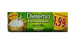DIETERBA OMOGENEIZZATO FORMAGGINO 3 PEZZI 80 G - Farmacia Del Monaco