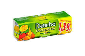 DIETERBA OMOGENEIZZATO FRUTTA MISTA 3 PEZZI 80 G - Farmacia Del Monaco