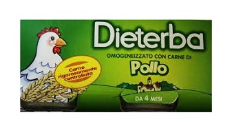 DIETERBA OMOGENEIZZATO POLLO 3 PEZZI 80 G - Farmacia Del Monaco