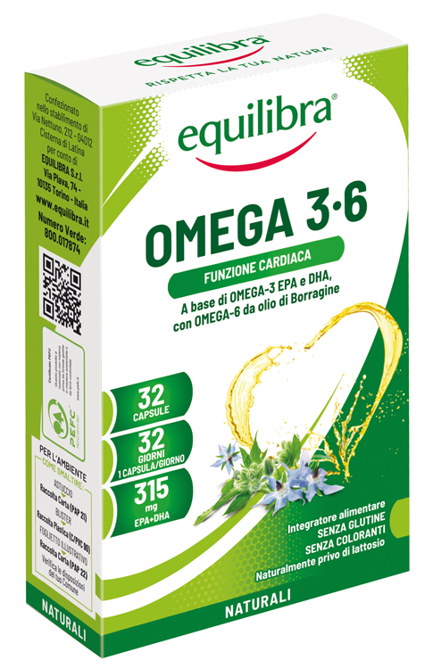 OMEGA 3-6 32 CAPSULE - Farmacia Del Monaco