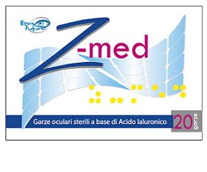 GARZA OCULARE Z MED MEDICATA CON ACIDO IALURONICO STERILE 20 BUSTE - Farmacia Del Monaco