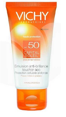 IDEAL SOLEIL VISO DRY TOUCH SPF50 50 ML - Farmacia Del Monaco