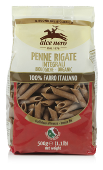 PENNE 100% FARRO INTEGRALE BIO 500 G - Farmacia Del Monaco