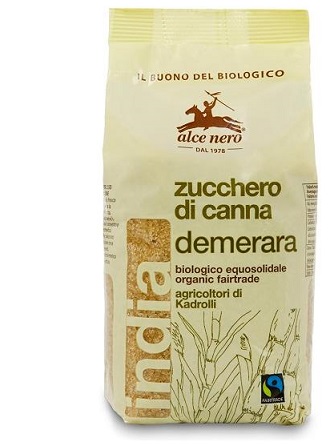 ZUCCHERO DI CANNA DEMERARA BIO INDIA FAIRTRADE 500 G - Farmacia Del Monaco