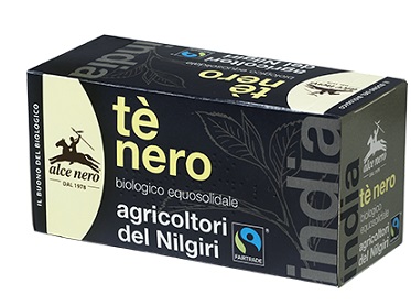 TE' 20 FILTRI NERO BIO FAIRTRADE - Farmacia Del Monaco