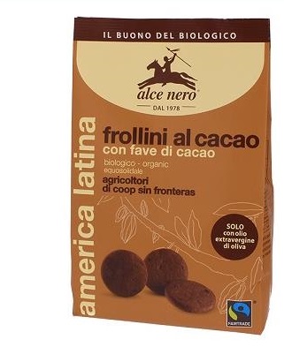 FROLLINI CACAO CON FAVE BIO FAIRTRADE 250 G - Farmacia Del Monaco