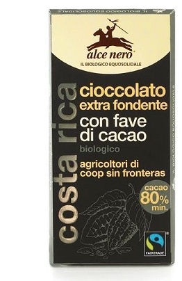 TAVOLETTA CIOCCOLATO EXTRAFONDENTE BIO CON FAVE DI CACAO BIO FAIRTRADE 100 G - Farmacia Del Monaco