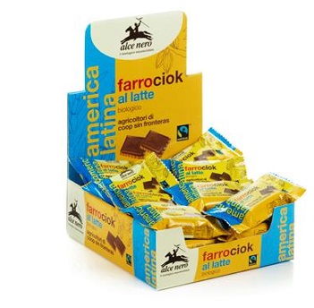 BISCOTTO DI FARRO E CIOCCOLATO AL LATTE BIO FAIRTRADE 28 G - Farmacia Del Monaco