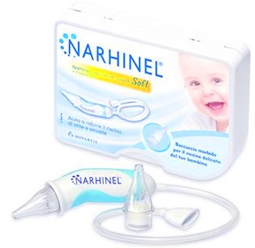 ASPIRATORE NASALE NARHINEL SOFT 1 PEZZO + 2 RICAMBI - Farmacia Del Monaco