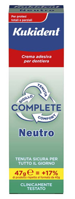 KUKIDENT NEUTRO CREMA ADESIVA DENTIERE 47 G - Farmacia Del Monaco
