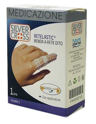 BENDA SILVER CROSS RETEL DITO CALIBRO 1 PEZZO - Farmacia Del Monaco
