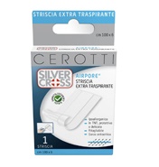 CEROTTO SILVER CROSS STRIP AIRPORE 100X9 CM 1 PEZZO - Farmacia Del Monaco