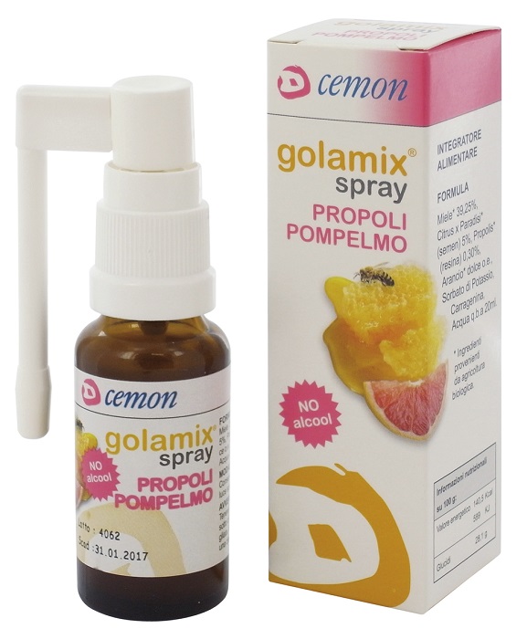 GOLAMIX SPRAY - PROPOLI POMPELMO 20 ML - Farmacia Del Monaco