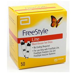 STRISCE MISURAZIONE GLICEMIA FREESTYLE LITE 50 PEZZI - Farmacia Del Monaco