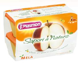 PLASMON SAPORI DI NATURA OMOGENEIZZATO MELA 100 G X 4 PEZZI - Farmacia Del Monaco