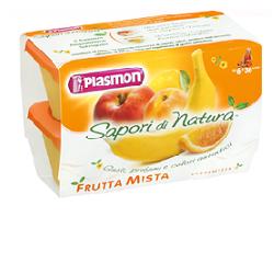 PLASMON SAPORI DI NATURA OMOGENEIZZATO FRUTTA MISTA 100 G X 4 PEZZI - Farmacia Del Monaco