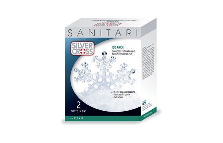 GHIACCIO ISTANTANEO SILVER CROSS 2 BUSTE IN TESSUTO NON TESSUTO - Farmacia Del Monaco