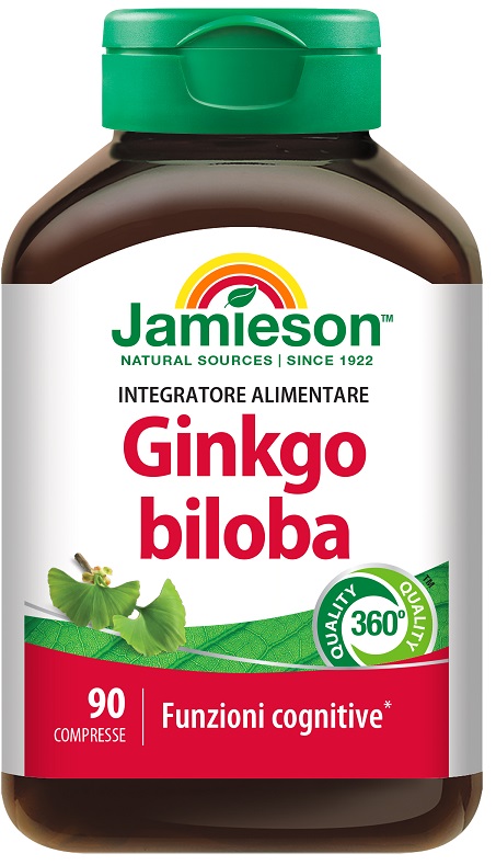 JAMIESON GINKGO BILOBA 90 COMPRESSE - Farmacia Del Monaco