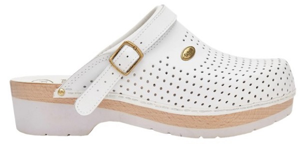 CLOG S/COMF.B/S CE BYCAST UNISEX WHITE WOODS BIANCO 38 - Farmacia Del Monaco