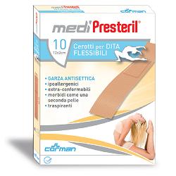 CEROTTO PER DITA MEDIPRESTERIL FLESSIBILE 12X2CM 10 PEZZI - Farmacia Del Monaco