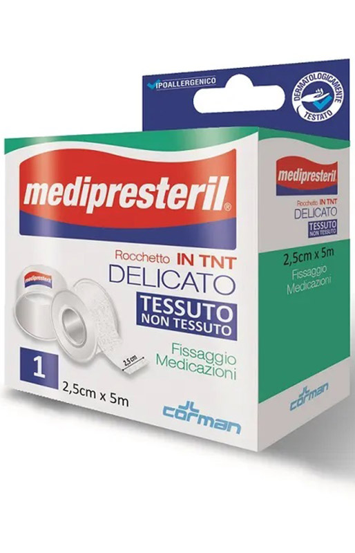 CEROTTO MEDIPRESTERIL DISPENSER TESSUTO NON TESSUTO 5X250CM - Farmacia Del Monaco