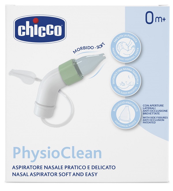 ASPIRATORE NASALE CHICCO PHYSIOCLEAN - Farmacia Del Monaco