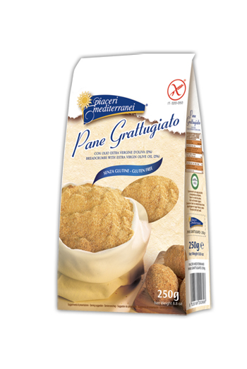 PIACERI MEDITERRANEI PANE GRATTUGGIATO SENZA GLUTINE 250 G - Farmacia Del Monaco