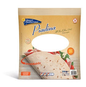 PIACERI MEDITERRANEI PIADINA OLIO D'OLIVA 200 GRAMMI - Farmacia Del Monaco