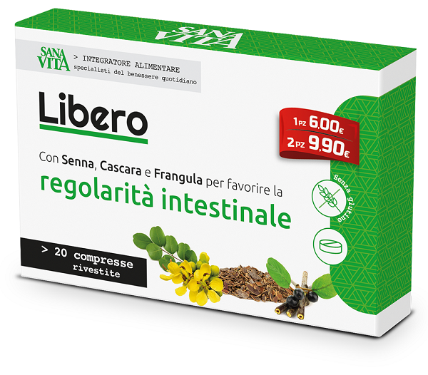 SANAVITA LIBERO 20 COMPRESSE - Farmacia Del Monaco
