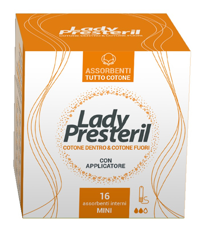 LADY PRESTERIL ASSORBENTI INTERNI MINI 16 PEZZI - Farmacia Del Monaco