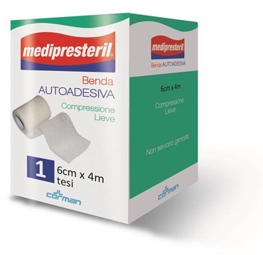 BENDA ADESIVA MEDIPRESTERIL 6X400CM - Farmacia Del Monaco