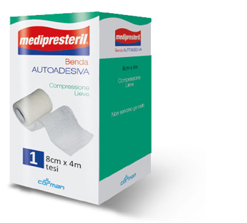 BENDA ADESIVA MEDIPRESTERIL 8X400 CM - Farmacia Del Monaco