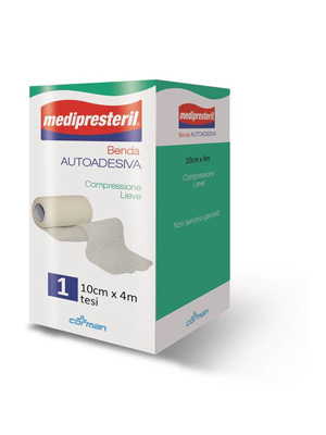 BENDA ADESIVA MEDIPRESTERIL 10X400CM - Farmacia Del Monaco