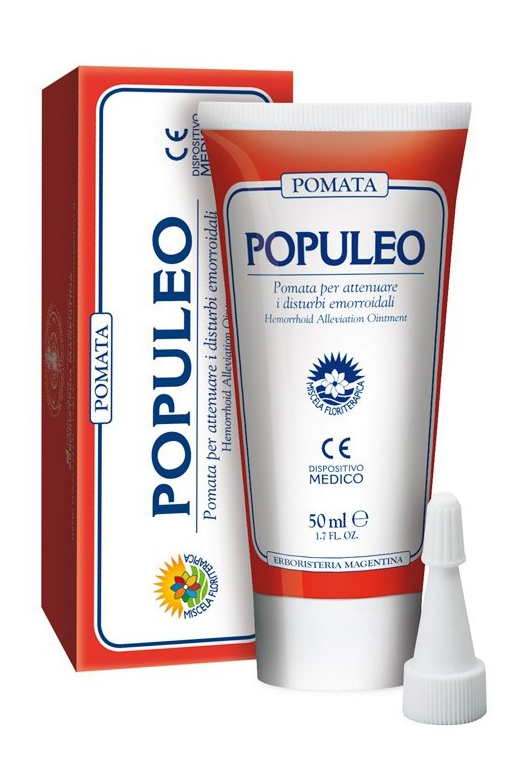 POPULEO POMATA EMORROIDI 50 ML - Farmacia Del Monaco
