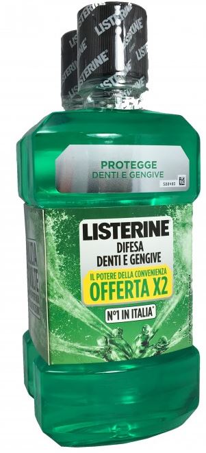 LISTERINE DIFESA DENTI E GENGIVE BUNDLE 2 X 500 ML - Farmacia Del Monaco