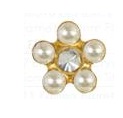 INVERNESS ORECCHINI FIORE PERLE/CRYSTAL PLACCATI ORO R931C - Farmacia Del Monaco