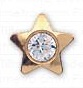 INVERNESS ORECCHINI STELLA CRYSTAL PLACCATI ORO R24C1 - Farmacia Del Monaco