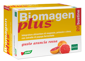 BIOMAGEN PLUS ARANCIA ROSSA 20 BUSTE ASTUCCIO 100 G - Farmacia Del Monaco