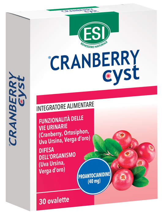 ESI CRANBERRY CYST 30 OVALETTE - Farmacia Del Monaco