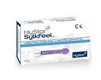 LANCETTE PUNGIDITO MYSTAR SYLKFEEL LANCETS 33 GAUGE 25 PEZZI - Farmacia Del Monaco