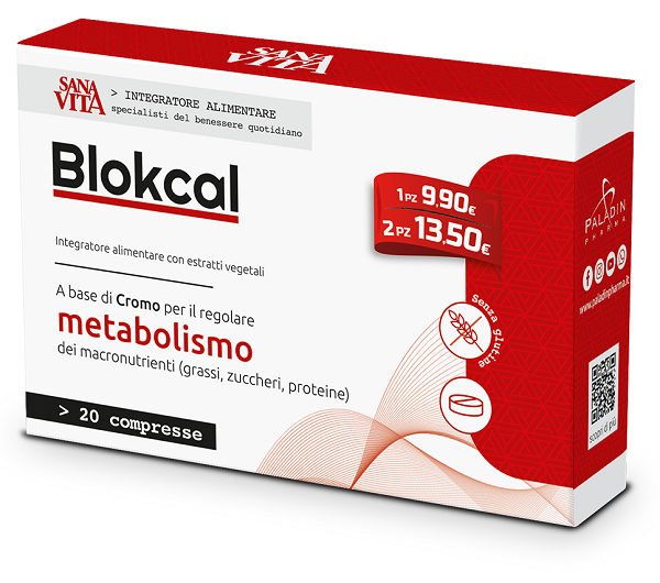 SANAVITA BLOKCAL 20 COMPRESSE - Farmacia Del Monaco