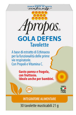 APROPOS GOLA DEFENS 30 TAVOLETTE - Farmacia Del Monaco