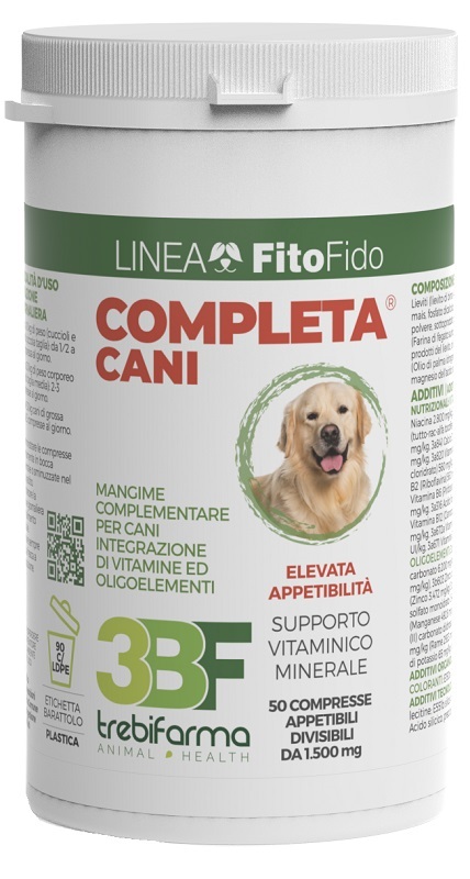 COMPLETA CANI 50 COMPRESSE BARATTOLO 75 G - Farmacia Del Monaco
