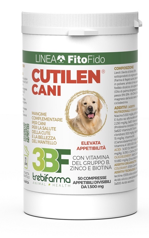 CUTILEN CANI 50 COMPRESSE BARATTOLO 75 G - Farmacia Del Monaco