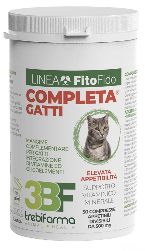 COMPLETA GATTI 50 COMPRESSE BARATTOLO 25 G - Farmacia Del Monaco