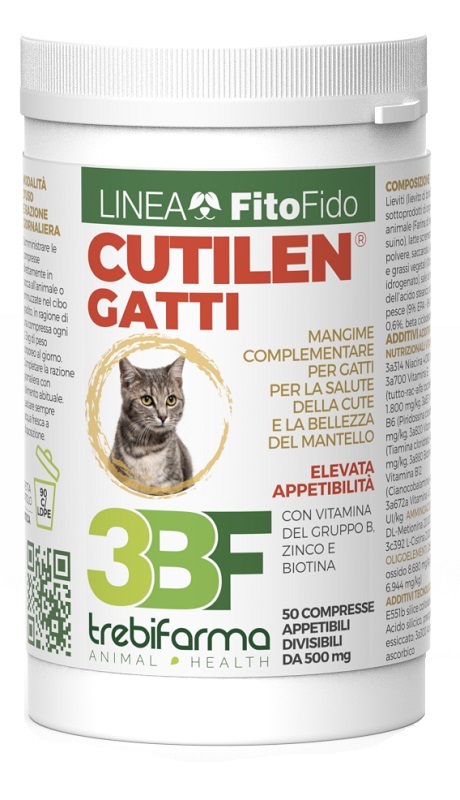 CUTILEN GATTI 50 COMPRESSE BARATTOLO 25 G - Farmacia Del Monaco